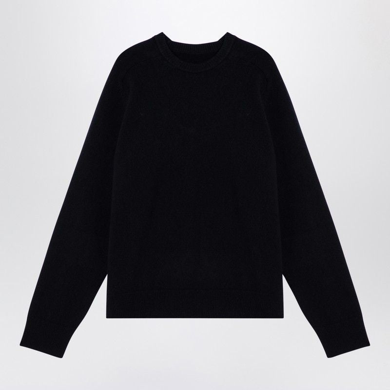 MAISON MARGIELA Classic Blue Wool Crewneck Sweater