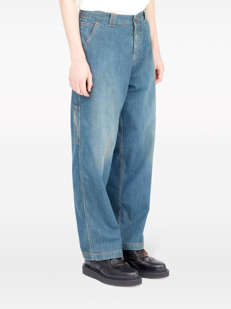 MAISON MARGIELA Classic Wide Leg 5-Pocket Jeans