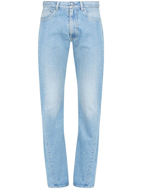 MAISON MARGIELA Washed Denim Turn-Up Jeans - Men's Classic Fit