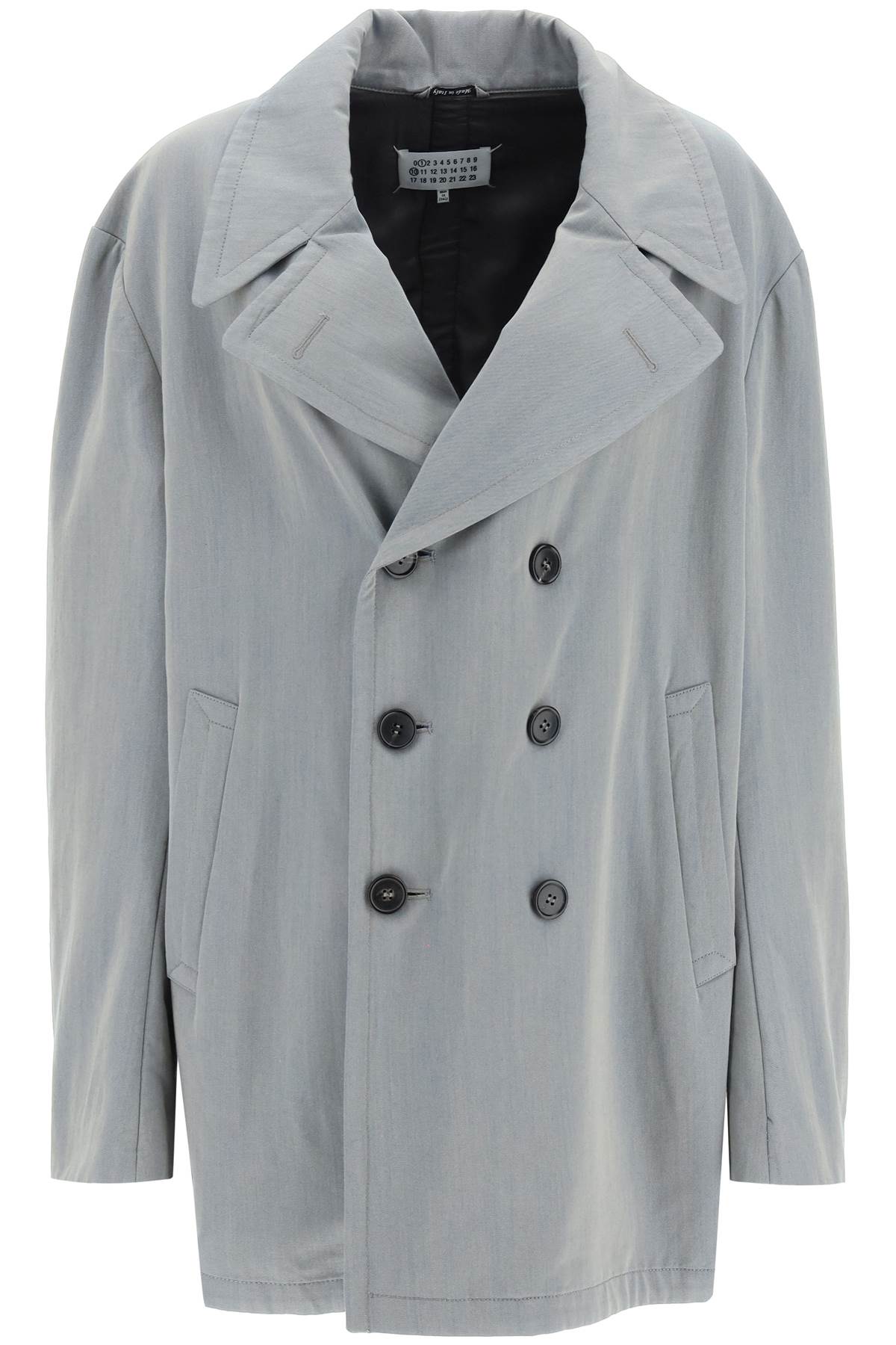 Changeable Double-Breasted Cotton Wool Twill Jacket