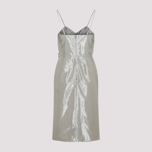 MAISON MARGIELA Metallic Midi Dress for Women