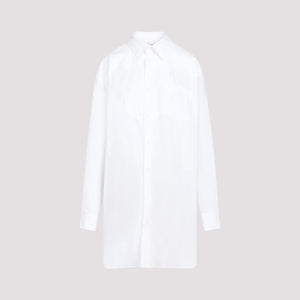 经典白色纯棉女衬衫 - SS24系列