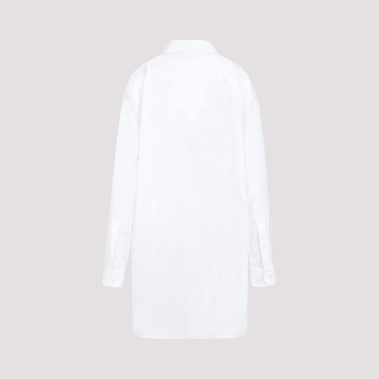 经典白色纯棉女衬衫 - SS24系列