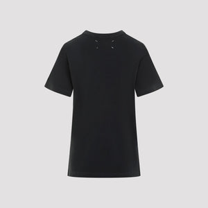 MAISON MARGIELA Elegant Black Cotton Tee