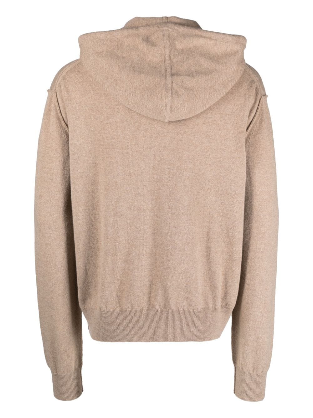 Áo Hoodie Cashmere Nữ Màu Nâu Walnut SS24