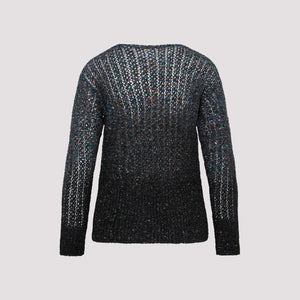 MAISON MARGIELA Blue SS23 Crewneck Sweater for Women