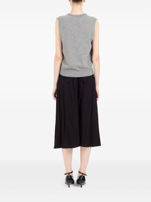 MAISON MARGIELA Sleeveless V-Neck Wool Cardigan for Women