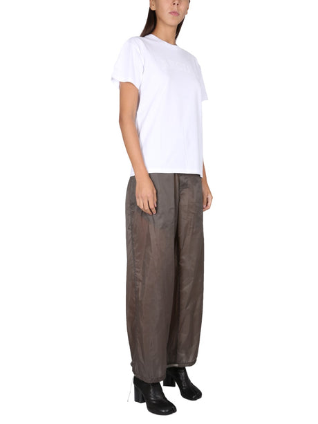 MAISON MARGIELA Wide Leg Pants with Elastic Waistband