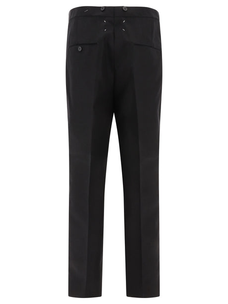 MAISON MARGIELA Classic Black Straight Pants for Women