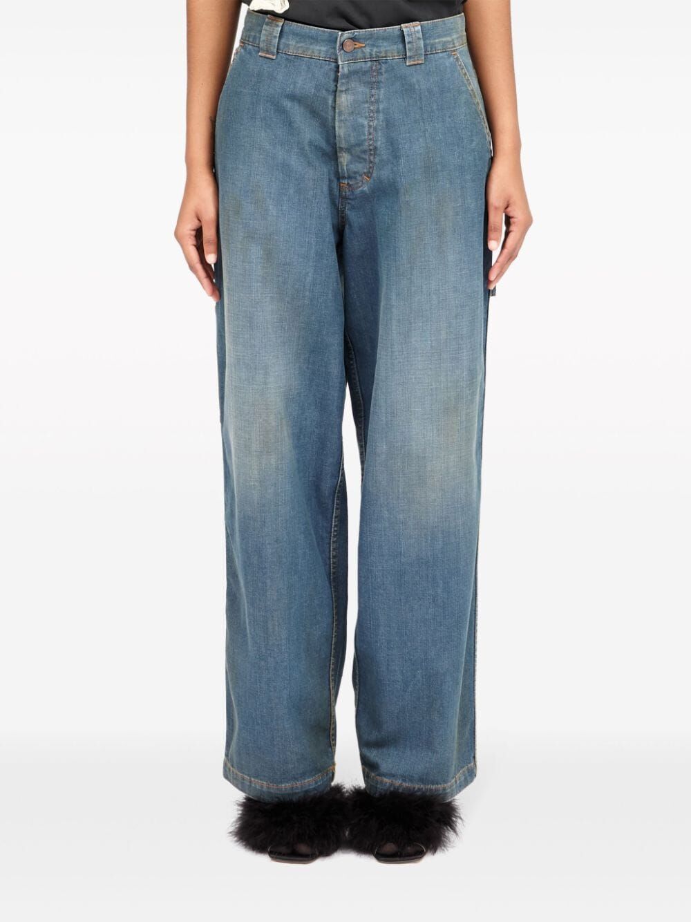 MAISON MARGIELA American Wash Denim Jeans in Classic Blue for Women