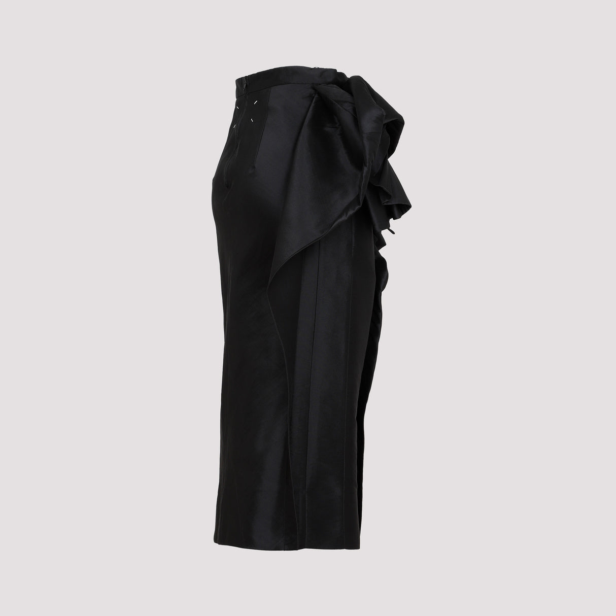 Black Midi Skirt for Women from Maison Margiela