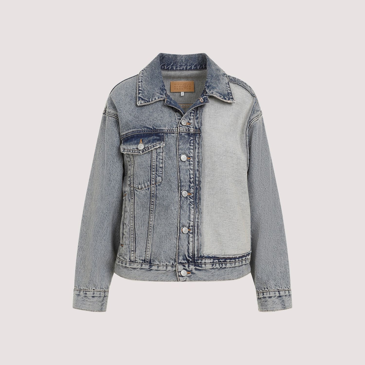 MM6 MAISON MARGIELA Chic Blue Denim Mini Jacket