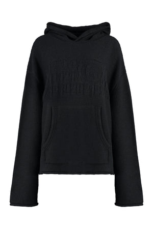 MM6 MAISON MARGIELA Cozy Knit Hoodie for Women - FW23 Edition