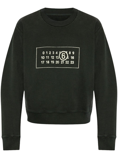 MM6 MAISON MARGIELA Stylish Sweatshirt with Print - Size S