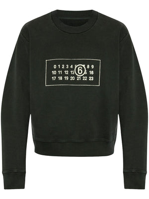 MM6 MAISON MARGIELA Signature Cotton Logo Sweatshirt