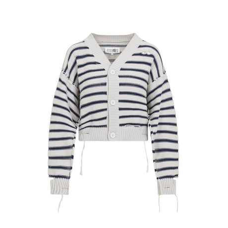 MM6 MAISON MARGIELA Chic Cotton Cardigan for Women - Summer 2025