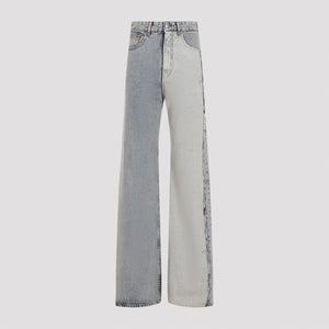 MM6 MAISON MARGIELA Chic Blue Cotton Mini Jeans