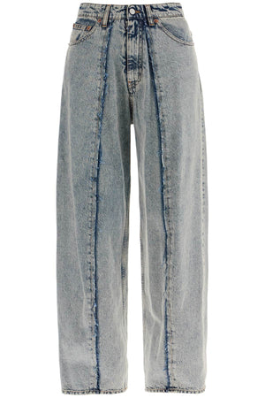 MM6 MAISON MARGIELA Wide Leg Denim Five-Pocket Jeans (Size 26)