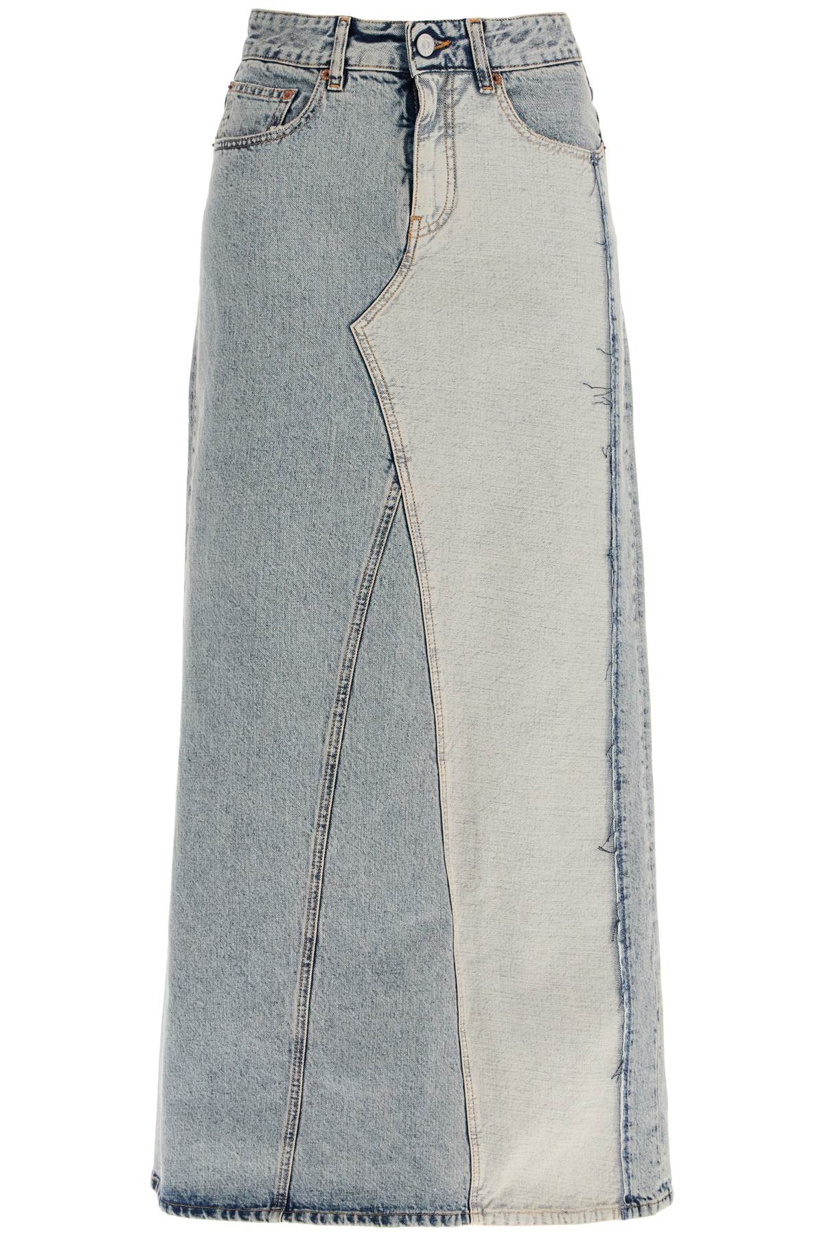 MM6 MAISON MARGIELA High-Waisted Maxi Denim Skirt Size 40