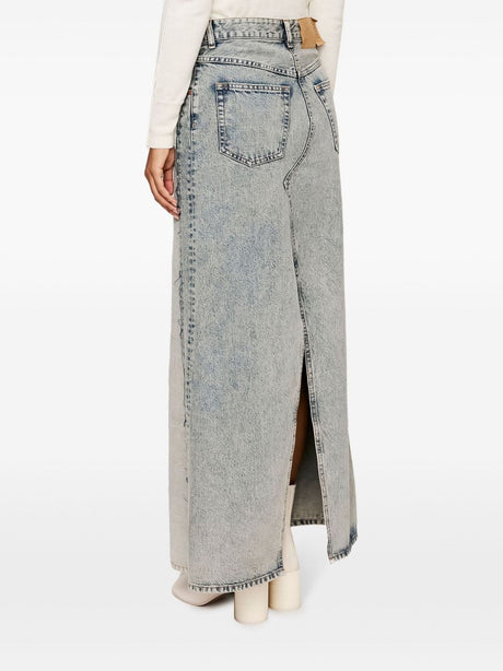 MM6 MAISON MARGIELA Long Cotton Skirt - Size 42