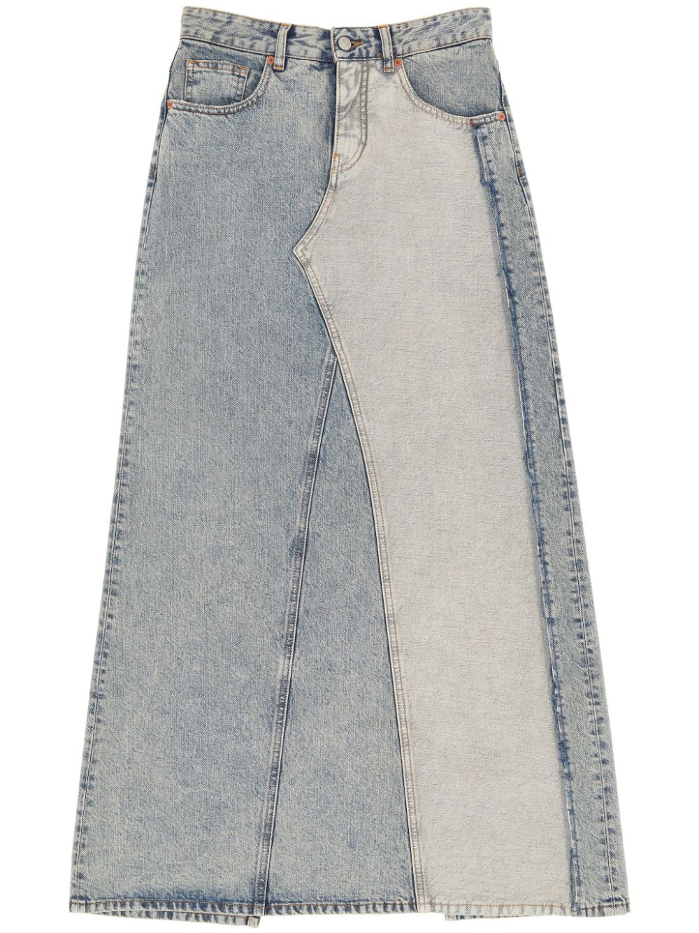 MM6 MAISON MARGIELA Classic Long Denim Skirt with Pockets