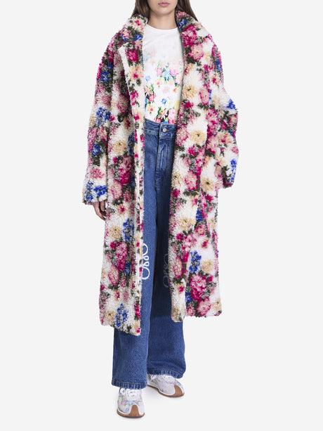 LOEWE Double-Breasted Floral Boucle Jacket