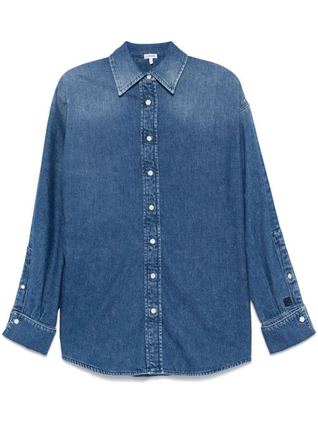 LOEWE Batwing Sleeve Denim Shirt for Women