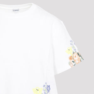 LOEWE Embroidered Draped T-Shirt for Women