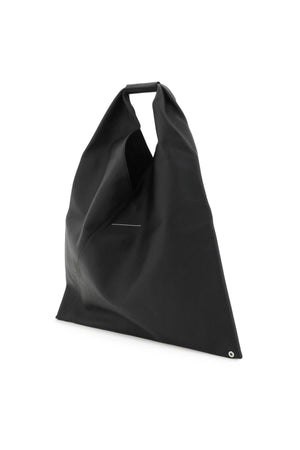 حقيبة يد يابانية باللون الأسود - حقيبة جلدية أيقونية للنساء