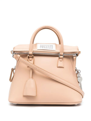 MAISON MARGIELA Blush Leather Tote Handbag for Women from FW22 Collection