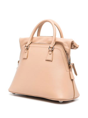 Blush Leather Tote for the Fashion-Savvy