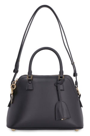 FW22 Mini 5AC Tote Handbag for Women in Black Calf Leather