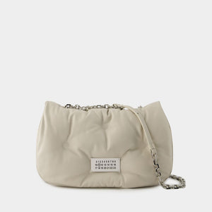 MAISON MARGIELA Glam Slam Medium Tan Hobo Shoulder Bag, Unisex_SS24