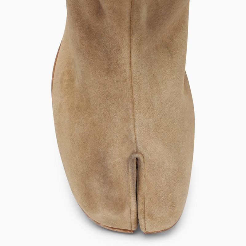 MAISON MARGIELA Men's Suede Ankle Boots in Neutral Color for SS24