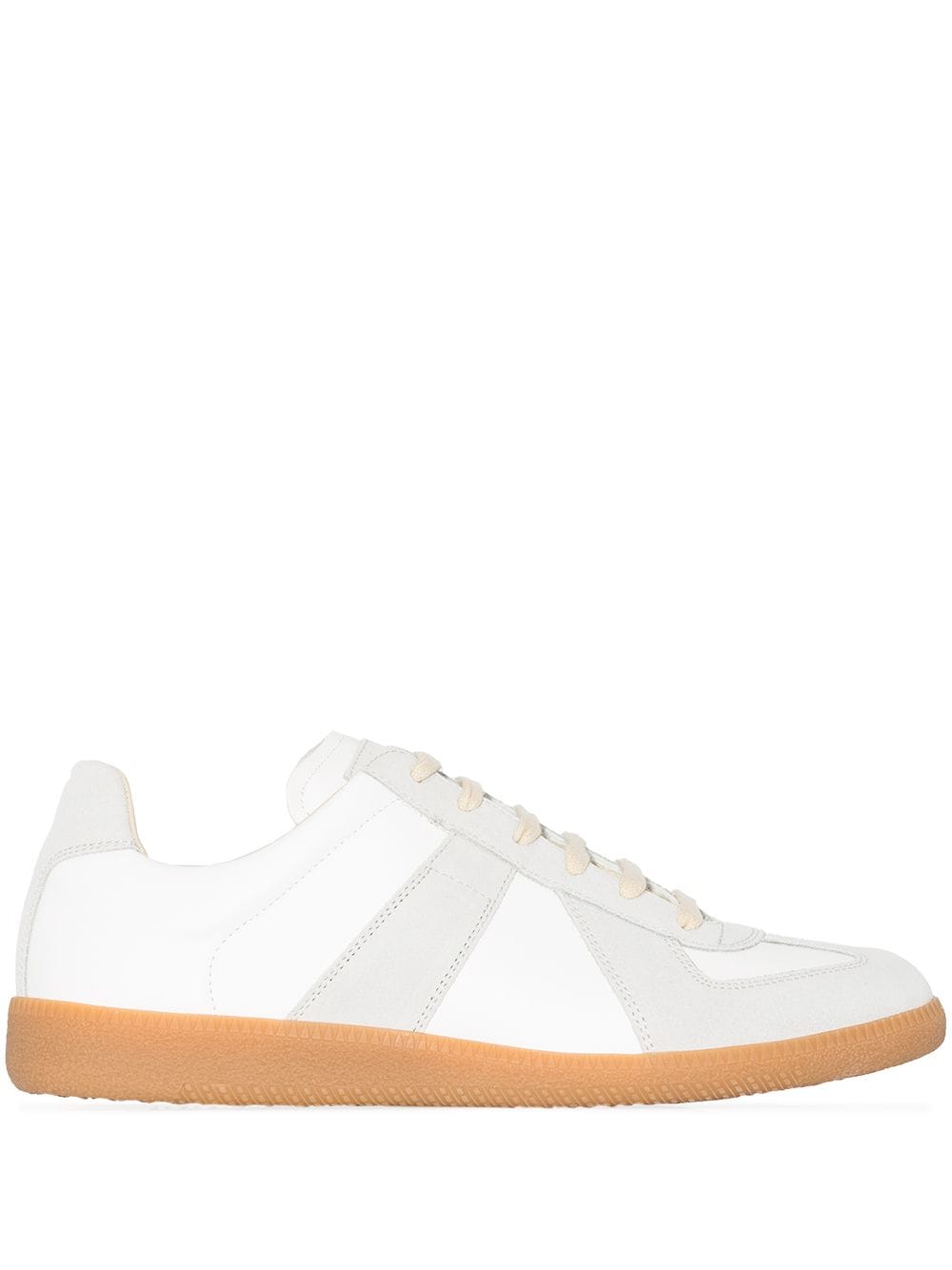 Women's White Leather Low-Top Sneakers for SS24