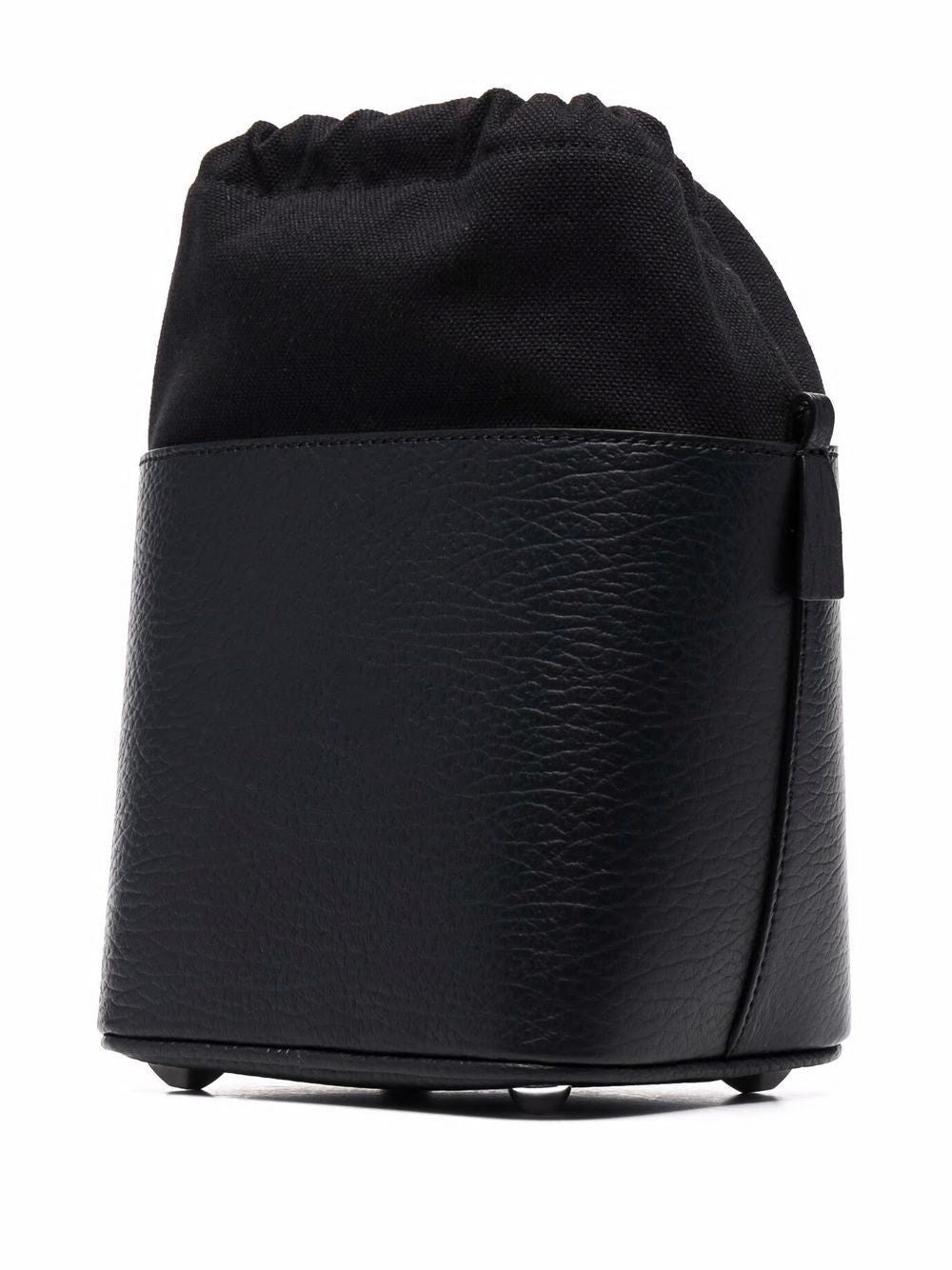 經典女士黑色皮革桶袋 - FW23 系列