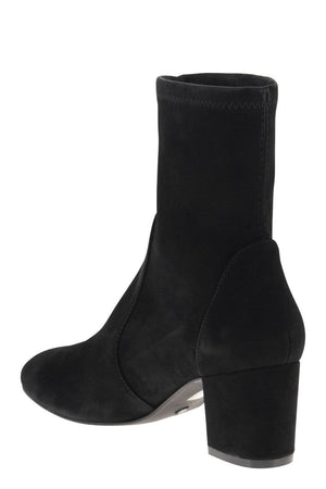 STUART WEITZMAN Yuliana 60 Suede Leather Stretch Ankle Boot