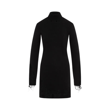 MM6 MAISON MARGIELA Elegant Wool Blend Mini Dress for Women