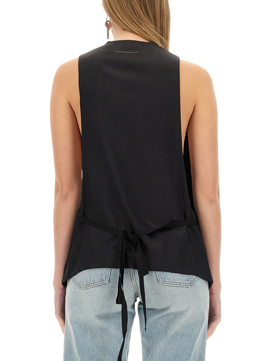 MM6 MAISON MARGIELA Single-Breasted Vest - Women’s Size 40