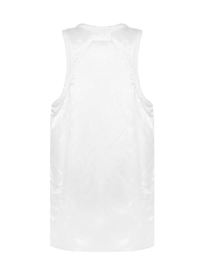 MAISON MARGIELA Logo Padded Tank Top for Women - Sleeveless Design