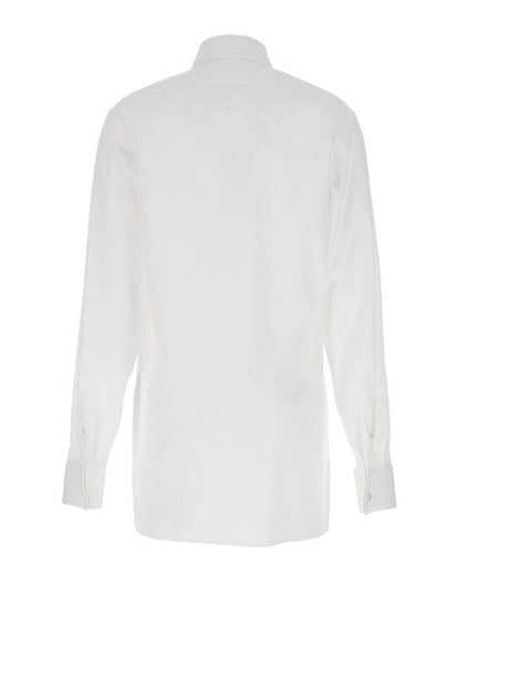 MAISON MARGIELA Classic White Shirt with Long Sleeves