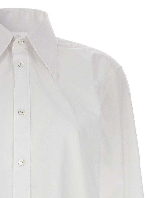 MAISON MARGIELA Classic White Shirt with Long Sleeves