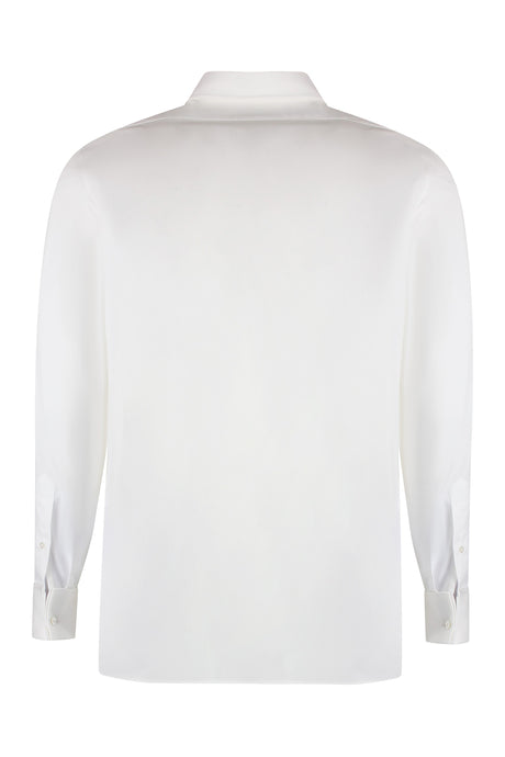 MAISON MARGIELA Men's White Cotton Shirt for FW23 Collection