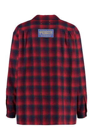 MAISON MARGIELA Men's Checkered Wool Shirt - FW23 Collection