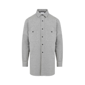 MAISON MARGIELA Gray Cotton Shirt for Men - SS24 Collection