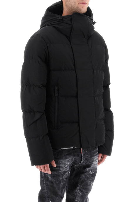 DSQUARED2 Men's Black Quilted Down Jacket for FW23