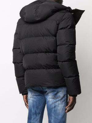 DSQUARED2 Urban Black Puffer Jacket with Hood