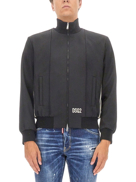 DSQUARED2 Regular Fit Bomber Jacket - FW23