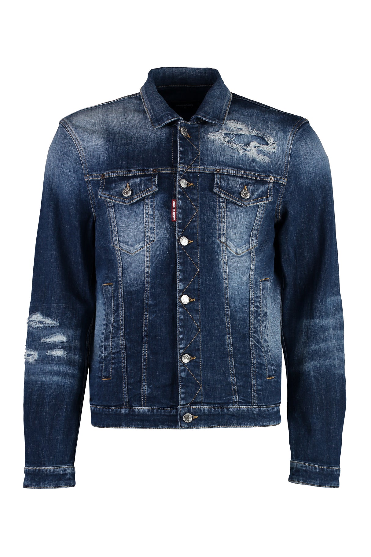 DSQUARED2 Men's Distressed Denim Jacket - SS24 Collection