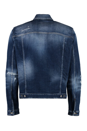 DSQUARED2 Men's Distressed Denim Jacket - SS24 Collection